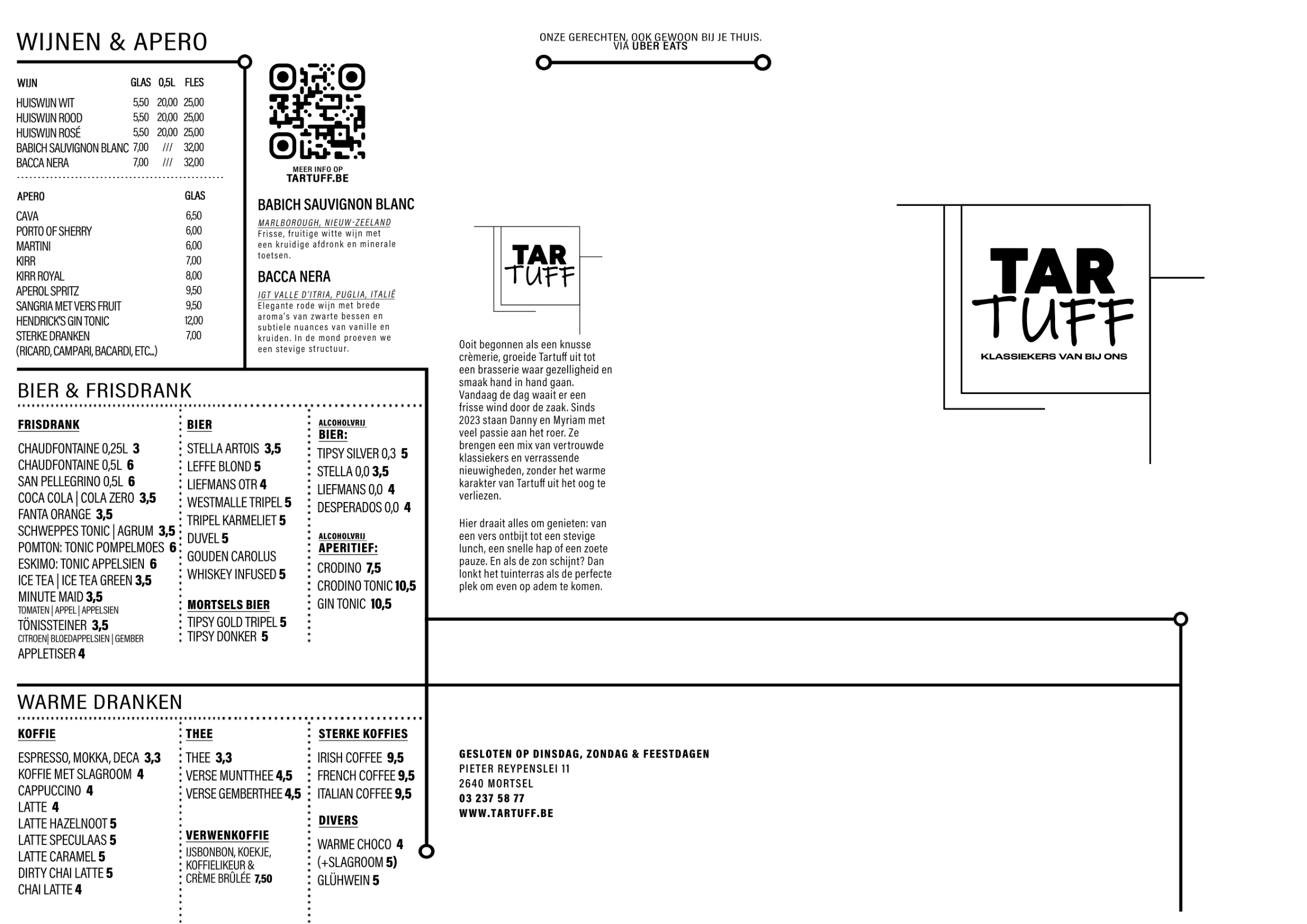Menukaart 1